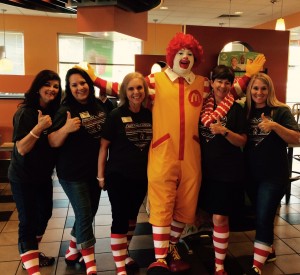 Staff at Vestavia with Ronald