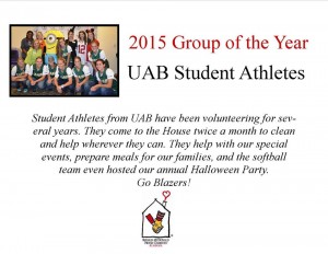 Thank you UAB Student Athletes!