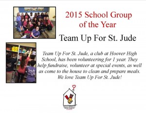 Thank you Team Up for St. Jude!