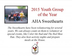 Thank you AHA Sweethearts!