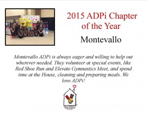 Thank you Montevallo ADPi!