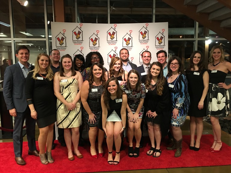 Junior Board members at the Red Stiletto Party