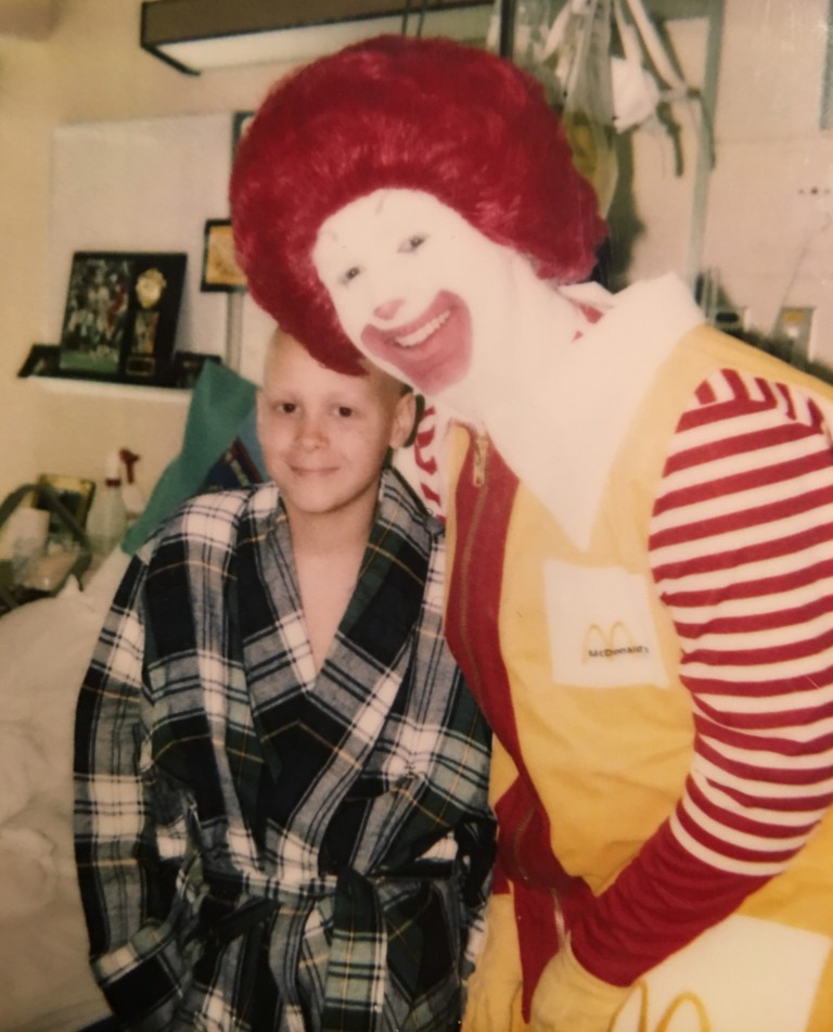 Travis and Ronald McDonald
