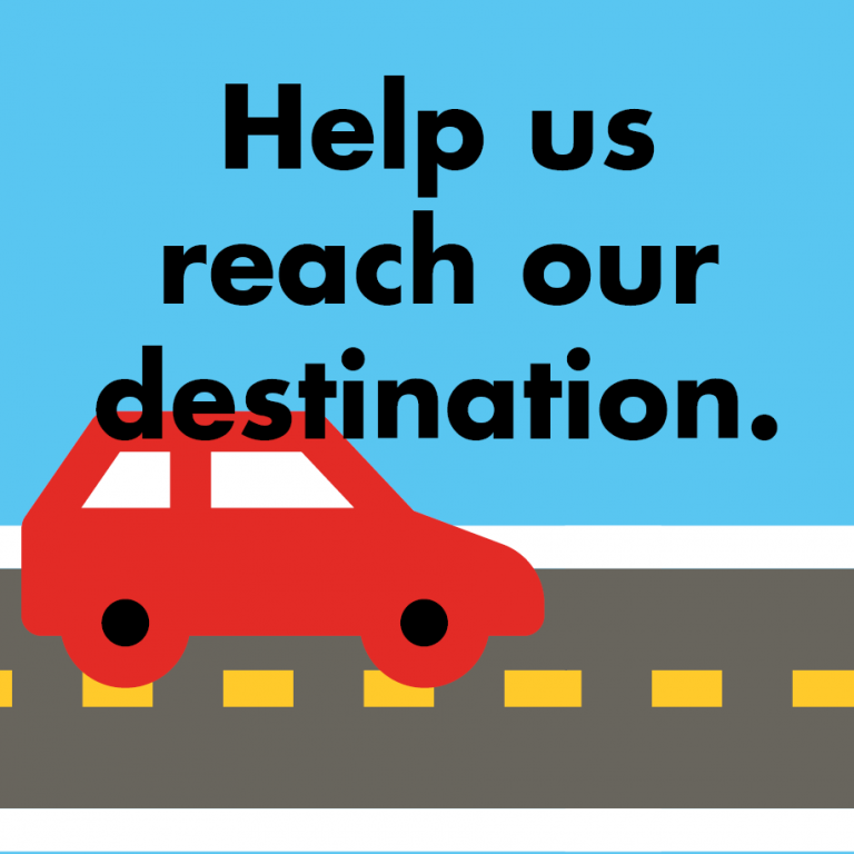 Car tags - help us reach our destination