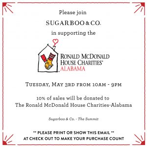 Sugarboo & Co. Shopping Flyer
