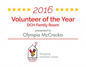 Volunteer of the Year 2016 - DCH FR
