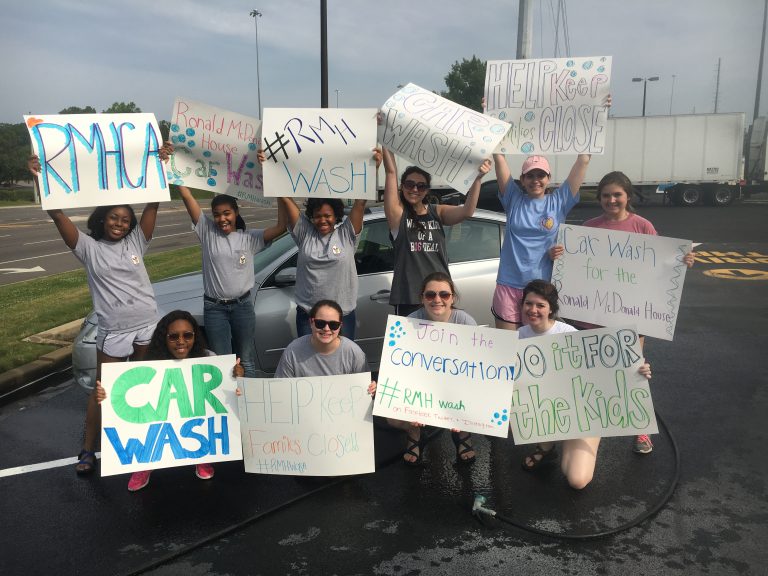 Student Leadership Council car wash