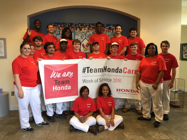 Tam Honda volunteers at the House
