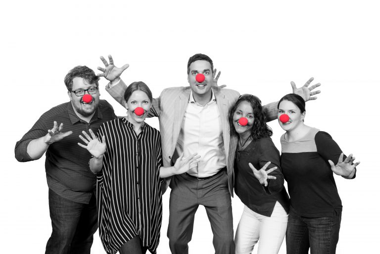 Kinetic staff red nose photo