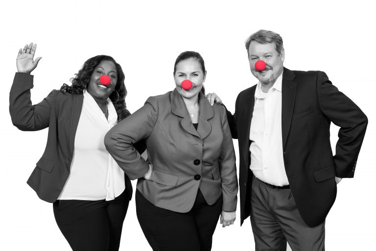 Wells Fargo red noses picture