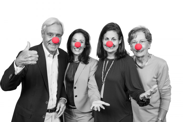 Estelle Campbell Charitable Foundation wears their red noses for RMHCA