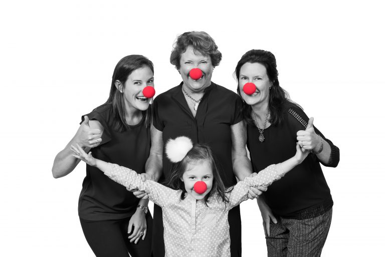 The Thompson Foundation wears their red noses for RMHCA