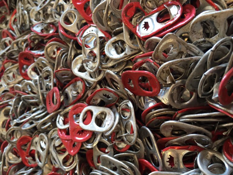A photo of pop tabs