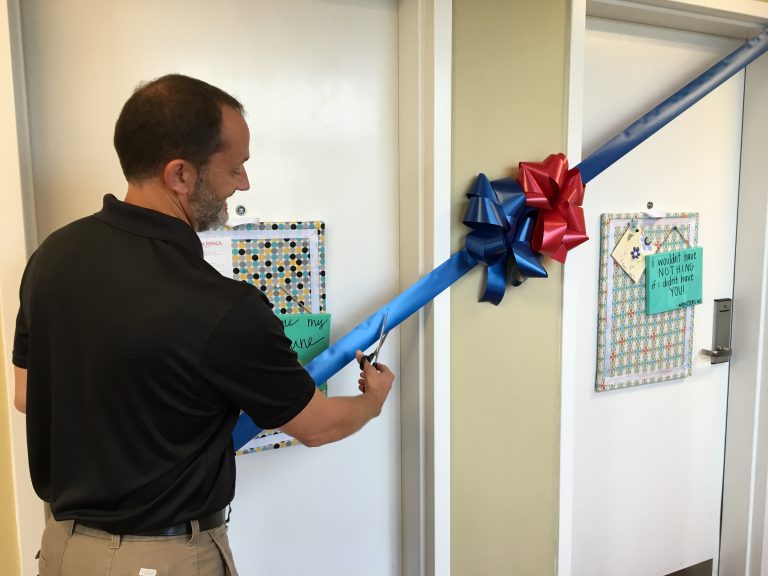 Mercedes Adopt-a-Room Ribbon Cutting