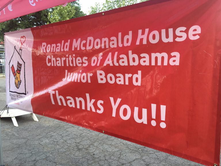 A photo of the Junior Board event banner