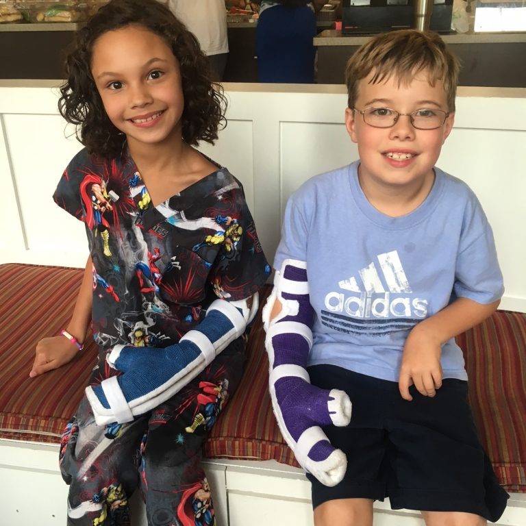 Penny and Nolan are friends after meeting at RMHCA