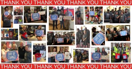 A photo collage for Day of Change