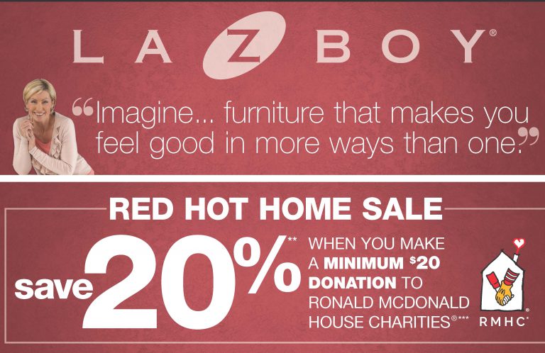 LaZBoy Red Hot Home Sale Ad for 2017-Lead Picture