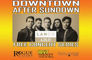 Logo for Downtown After Sundown featuring LANco
