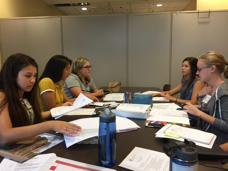 2017-2018 Student Leadership Council hard at work at the Ronald McDonald House Charities of Alabama