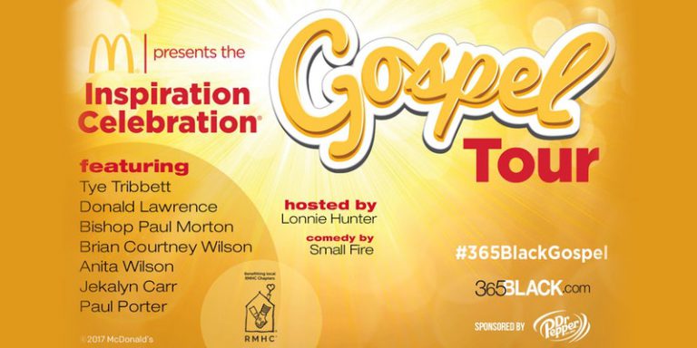 McDonald's Inspiration Celebration Gospel Tour poster