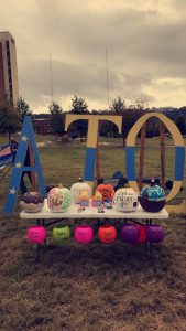 Alpha Tau Omega teamed up with UAB sororities for a pumpkin decorating contest. Source: Alpha Tau Omega