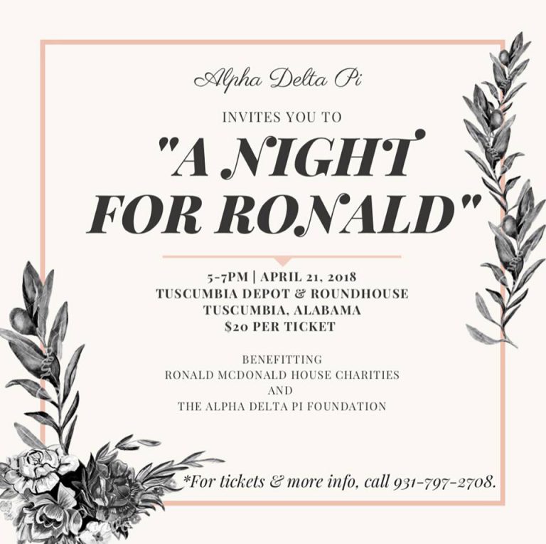 University of North Alabama ADPi is hosting a gala benefiting RMHCA