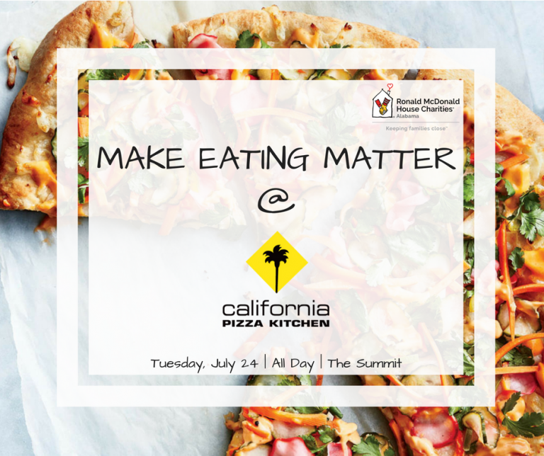 Make Eating Matter @ California Pizza Kitchen