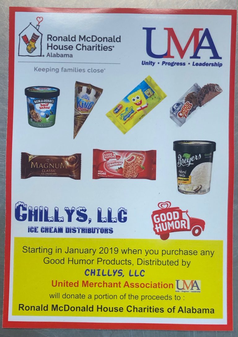 Chilly's LLC UMA ice cream giveback