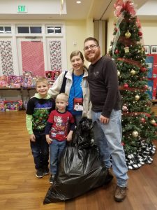 The Parks family visits Ronald's Workshop