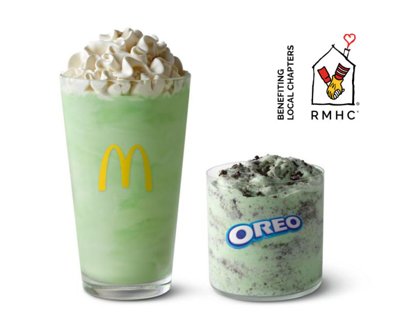McDonald’s Shamrock Shake and Shamrock Oreo McFlurry Fundraiser