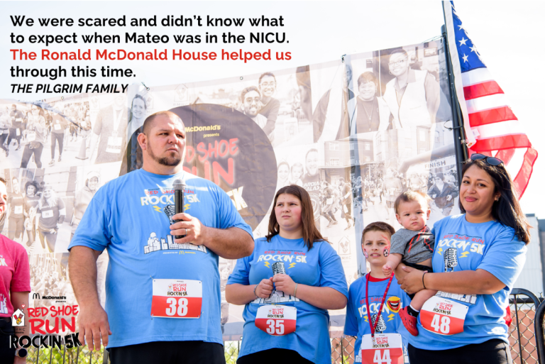 Run, walk or snooze for families like the Pilgrims!