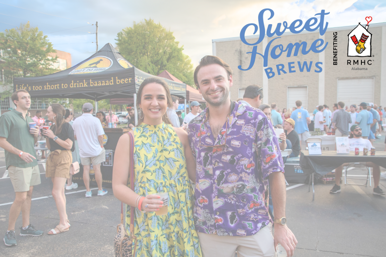 2 people posing for a photo at Sweet Home Brews