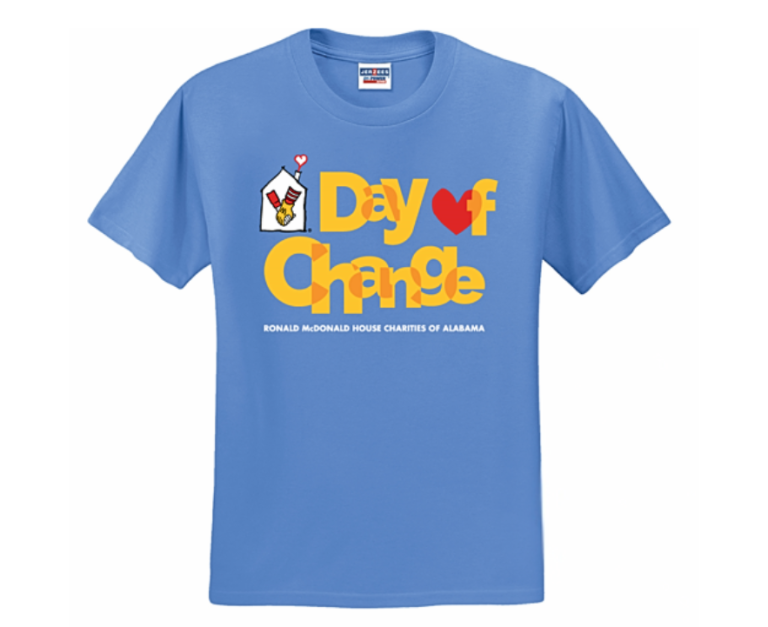 A blue t-shirt