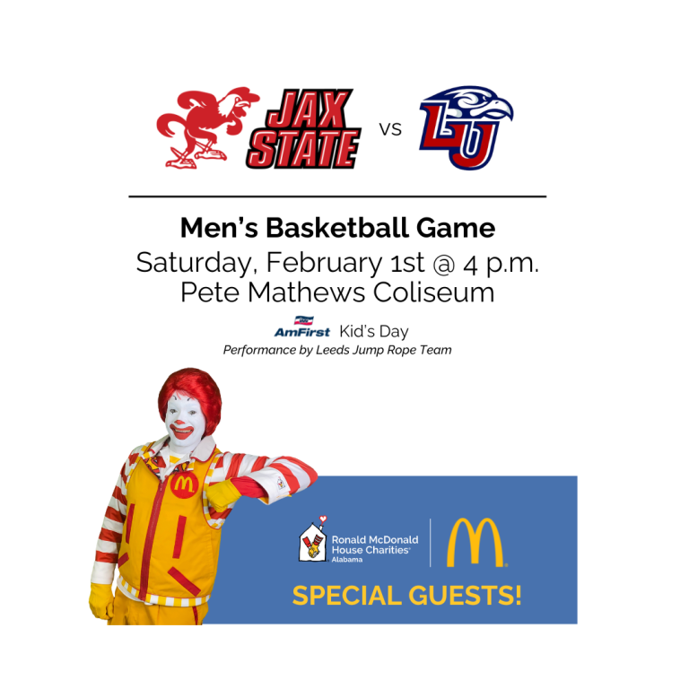 A graphic with the Jax State logo
