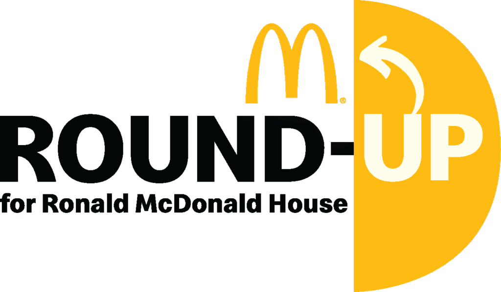 Round Up for RMH Logo 2025 Black & Yellow
