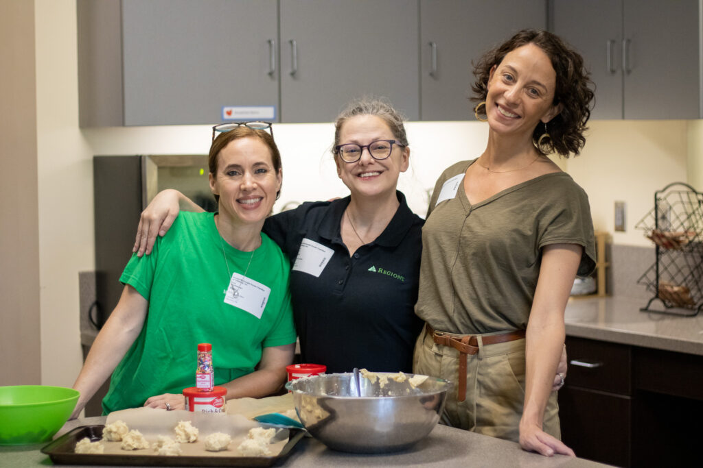 Volunteers Baking Cookies